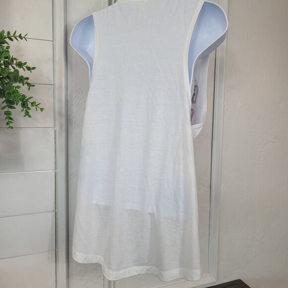 Next level woman's size medium Geneologie sleeveless tee shirt athleisure  # 135 - Picture 2 of 5